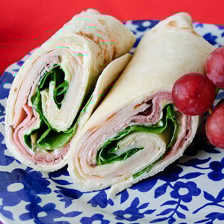 Chicken Cordon Bleu Wraps | realmomkitchen.com
