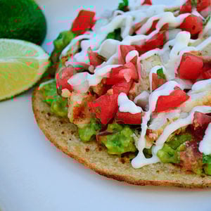 Grilled Chicken Breast Tostadas | realmomkitchen.com