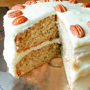 Banana Pecan Cake | realmomkitchen.com