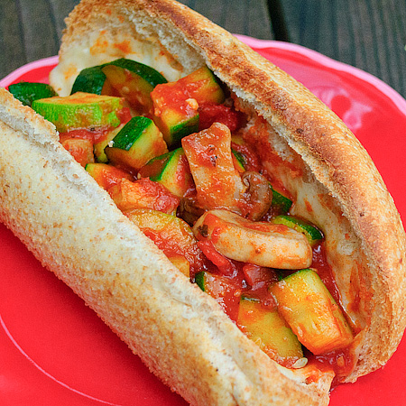Zucchini-Sandwich