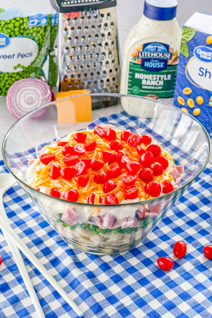 Layered Pasta Salad Recipe
