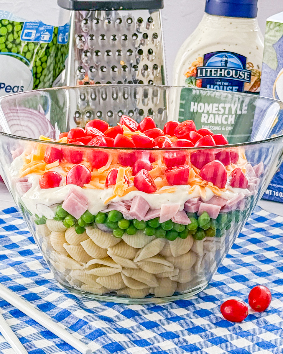 Layered Pasta Salad