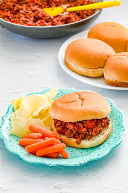 sloppy joes made with pantry staples
