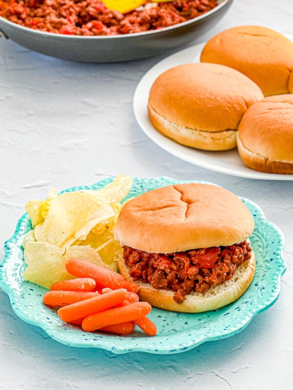 sloppy joes made with pantry staples