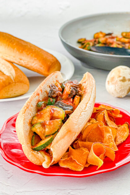 zucchini marinara subs