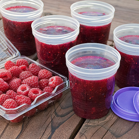 Raspberry Freezer Jam - Cooking Classy