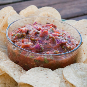 Oven Roasted Tomato Salsa | realmomkitchen.com