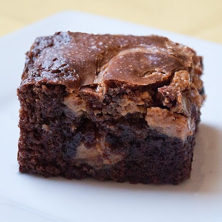 Peanut Butter Swirl Brownies | realmomkitchen.com