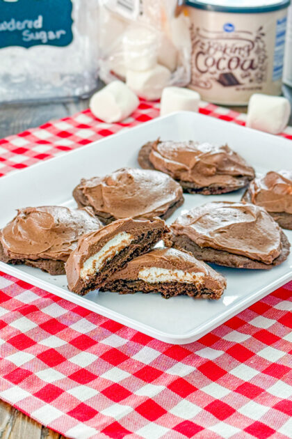 marshmallow brownie cookies