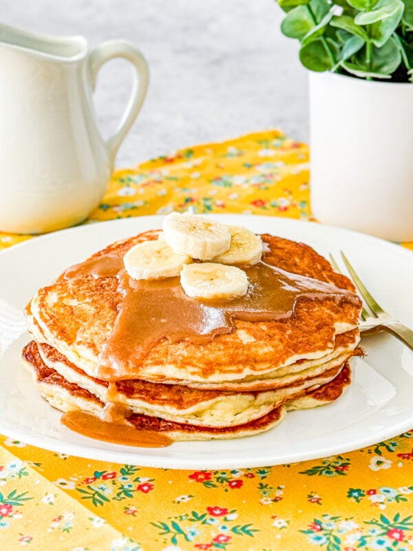pancakes made with buttermilk and yogurt