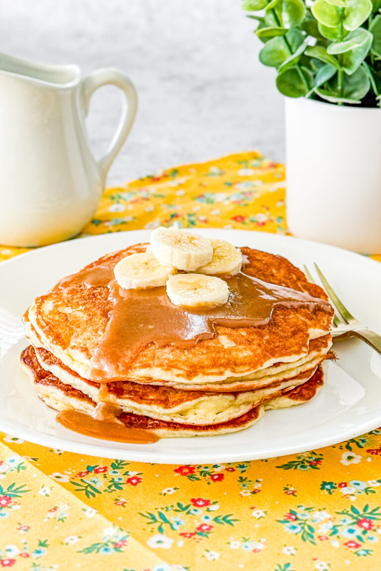 pancakes made with buttermilk and yogurt