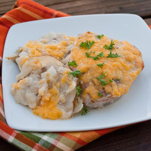 Pork Chop and Potato Casserole | realmomkitchen.com