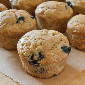 Zucchini Blueberry Muffins | realmomkitchenc.om