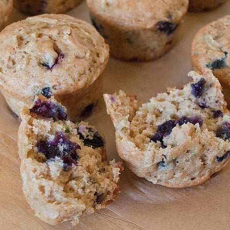 Zucchini-Blueberry-Muffins Zucchini Blueberry Muffins