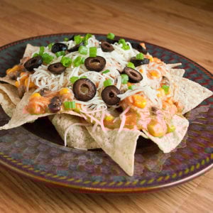 Quick Chicken Enchilada Nachos | realmomkitchen.com