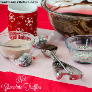 Hot Chocolate Truffles | realmomkitchen.com