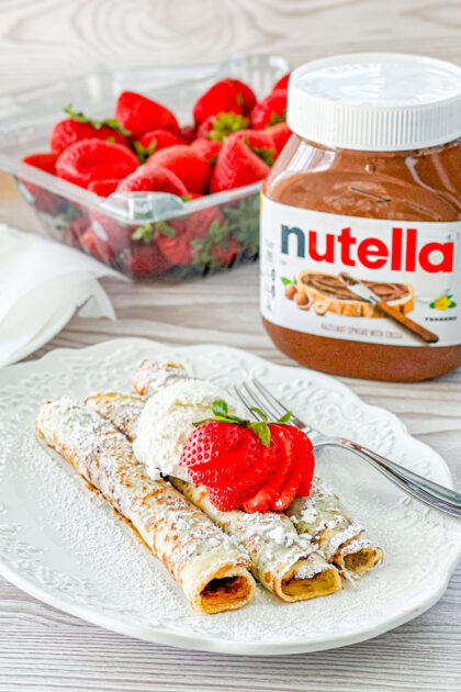 how to make nutella crepes