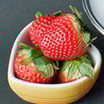 Chocolate-Fondue-strawberries strawberries in a bowl