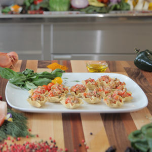 Red Pepper Pesto Bruschetta | realmomkitchen.com