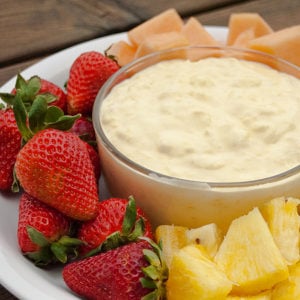 Pina Colada Fruit Dip | realmomkitchen.com