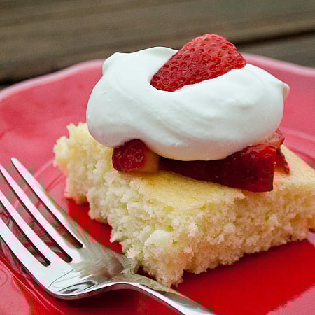 Two Ingredient Lemon Cake | realmomkitchen.com