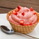 Strawberry Banana Sorbet | realmomkitchen.com