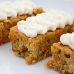 Carrot and Zucchini Bars | realmomkitchen.com