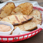 Grilled Potatoes with BBQ Dipping Sauce | realmomkitchen.com