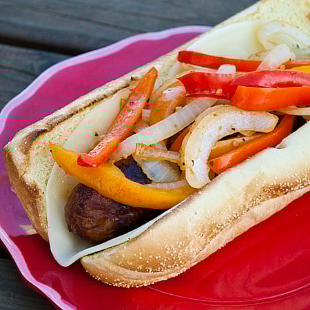 Grilled Italian Sausage Sandwiches | realmomkitchen.com