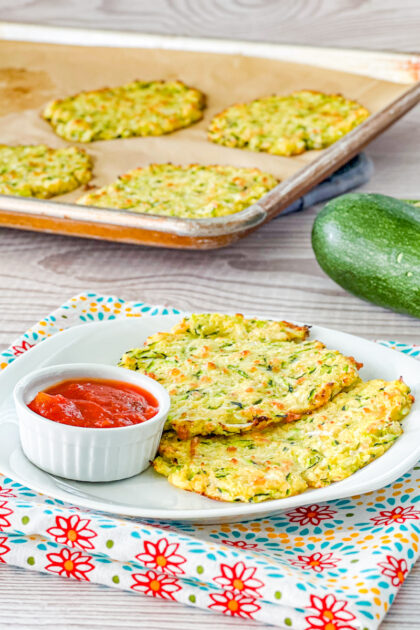 recipe for baked Zucchini Fritters