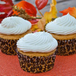 Dulce De Leche Filled Pumpkin Cupcakes | realmomkitchen.com