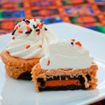 Halloween Mini Pumpkin Cheesecakes | realmomkitchen.com