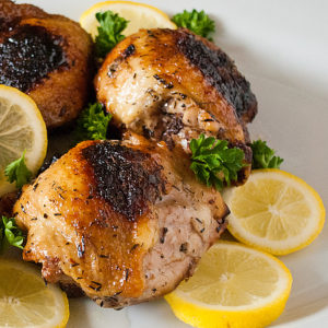 Sticky Lemon Chicken | realmomkitchen.com