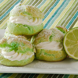 Lime Cream Puffs | realmomkitchen.com