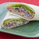 Chicken Enchilada Salad Wraps | realmomkitchen.com