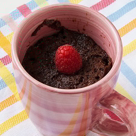 Chocolate Nutella Cake in a Mug | realmomkitchen.com