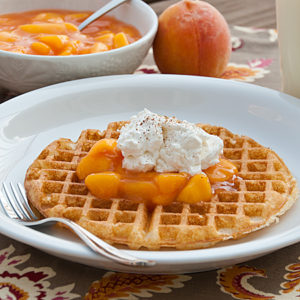 Fresh Peach Topping | realmomkitchen.com