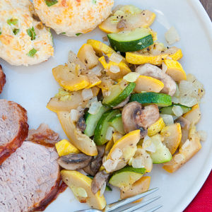 Squash and Mushroom Medley | realmomkitchen.com
