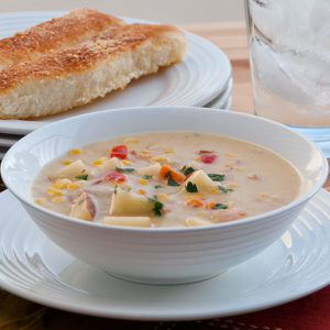 Bacon and Corn Chowder | realmomkitchen.com