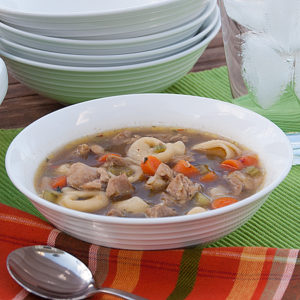 Chicken Tortellini Soup | realmomkitchen.com