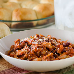 Skillet Pasta E Fagioli | realmomkitchen.com