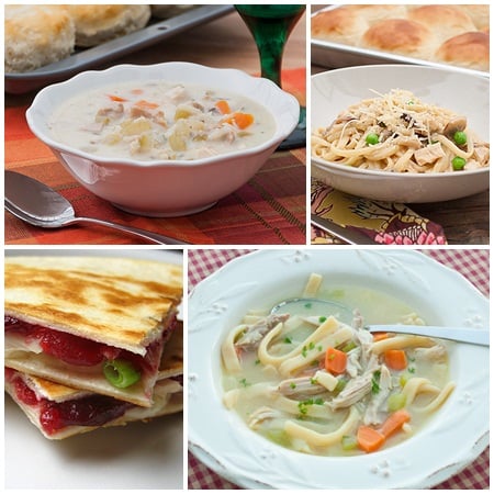 thanksgiving leftovers collage