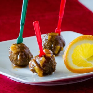 Orange Glazed Meatballs | realmomkitchen.com