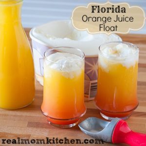 Florida Orange Juice Float | realmomkitchen.com
