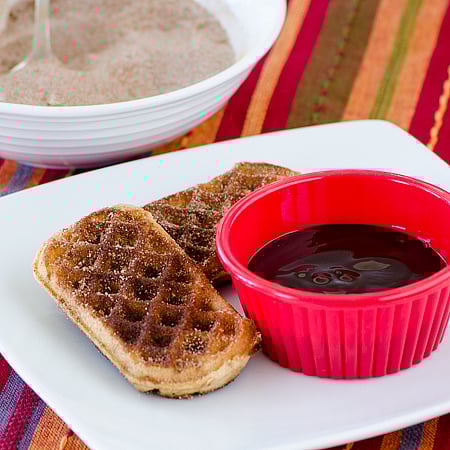 Eggo Churro Wafflers | realmomkitchen.com #EggoWaffleOff