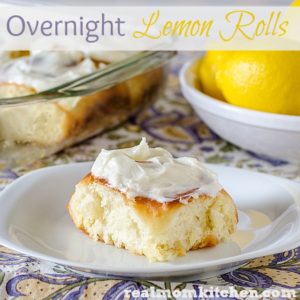 Overnight Lemon Rolls | realmomkitchen.com