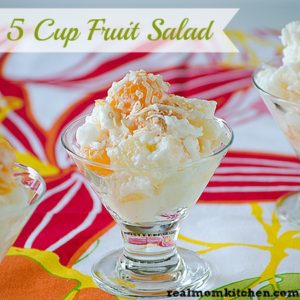 5 Cup Fruit Salad l realmomkitchen.com
