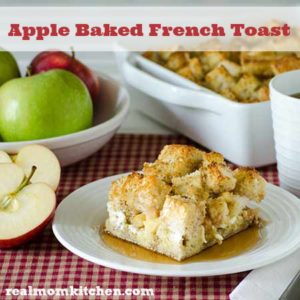 Apple Baked French Toast | realmomkitchen.com