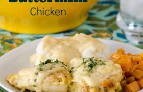 Baked Buttermilk Chicken | realmomkitchen.com