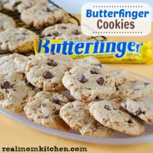 Butterfinger Cookies | realmomkitchen.com